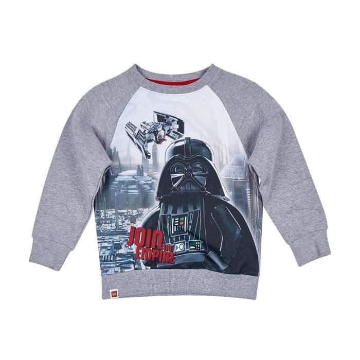 LEGO STAR WARS Sweatshirt - Enfant Garçon - Gris Clair Imprimé