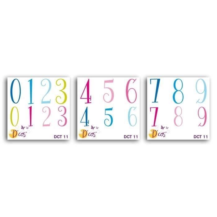 LES D'COS® DE TOGA Pack de 3 Dies Chiffres Tom et Léa