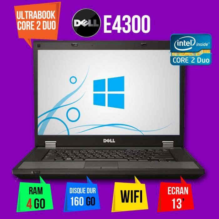 ORDINATEUR PORTABLE ULTRABOOK  E4300 4GO RAM 160GO1