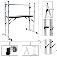 ECHAFAUDAGE Echafaudage, Échelle Multi-Usage, 168 x 160 x 45 c ECHAFAUDAGE Echafaudage, Échelle Multi-Usage, 168 x 160 x 45 c