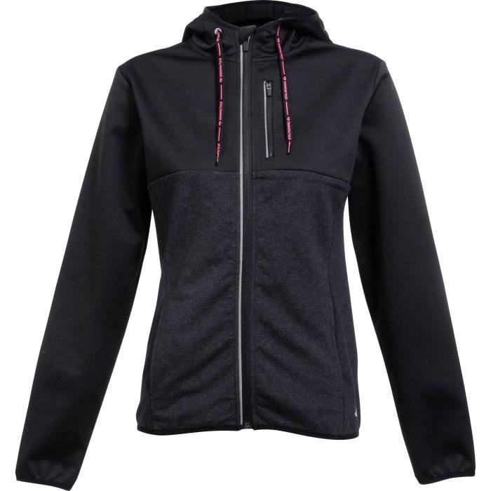ATHLI-TECH Sweat zippé Andrea - Femme - Noir