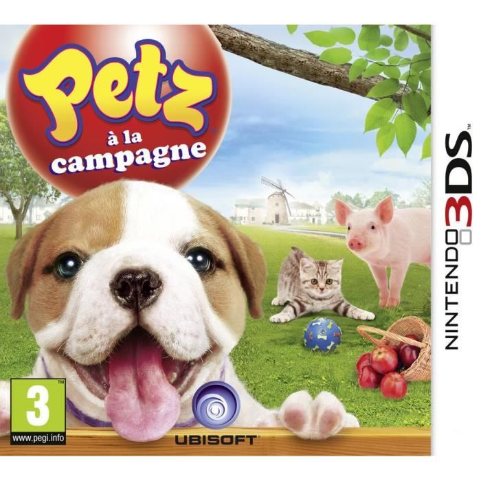Petz à la Campagne Jeu 3DS