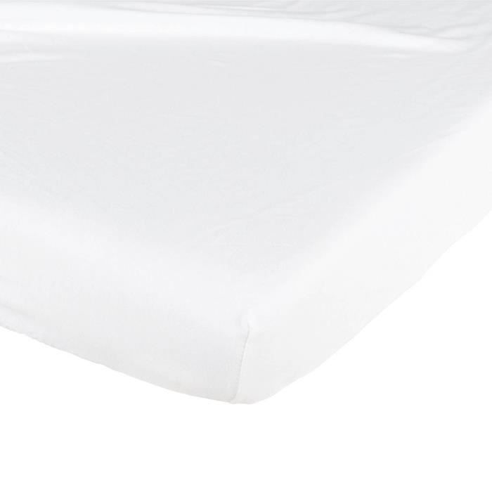 TINEO Drap Housse Bébé Imperméable Blanc 70x140 cm