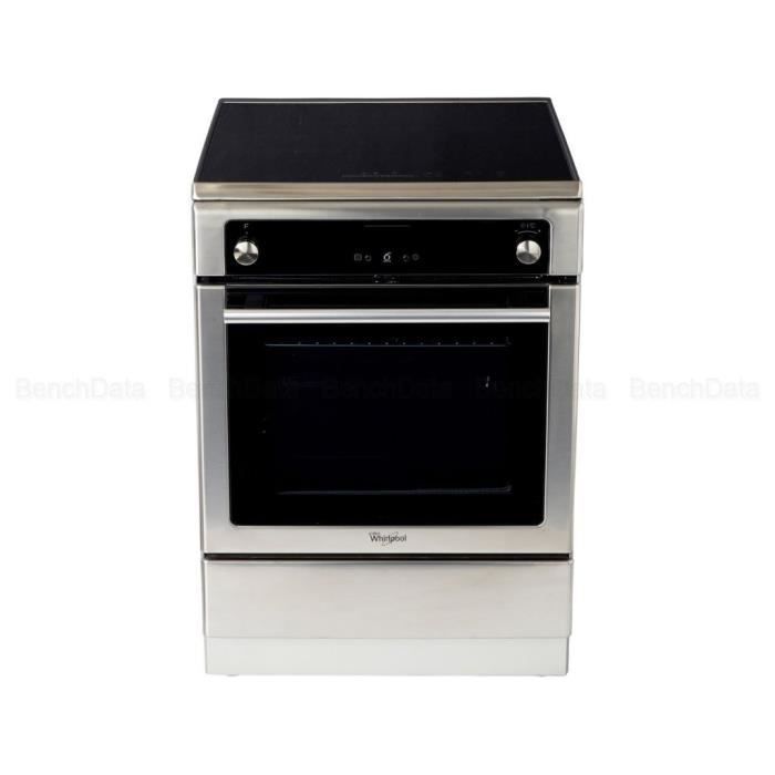 WHIRLPOOL AXMT 6634-IX - Cuisinière induction - Four électrique - 4 Fonctions automatiques - A - 57 L - Gris et noir