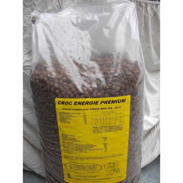Sac de 20 kilos croquettes chien Energy premium Achat / Vente croquettes sac de 20 kilos