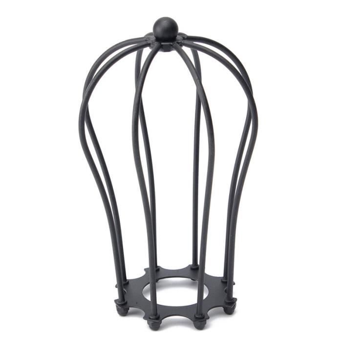 185mm Lampe Jour Cage Balloon Pendentif Plafond Black Ampoule Industriel 100 Loft Rétro Cage Protection Abat PuiTOXZk