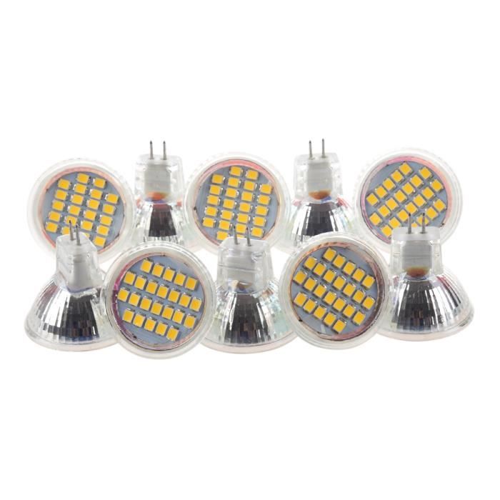 3528 140lm X Chaud Dc Blanc 1w Spot 10 12v Mr11 Ampoule Smd Leds Gu4 24 OukXiPZ