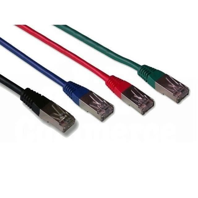 Cable Pack de 4 cordons RJ45 male male cat6