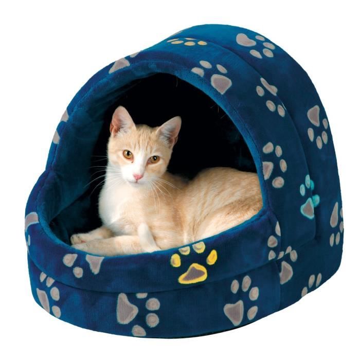 TRIXIE Abri douillet Jimmy 40x35x35cm - Bleu - Pour chat et petit chien