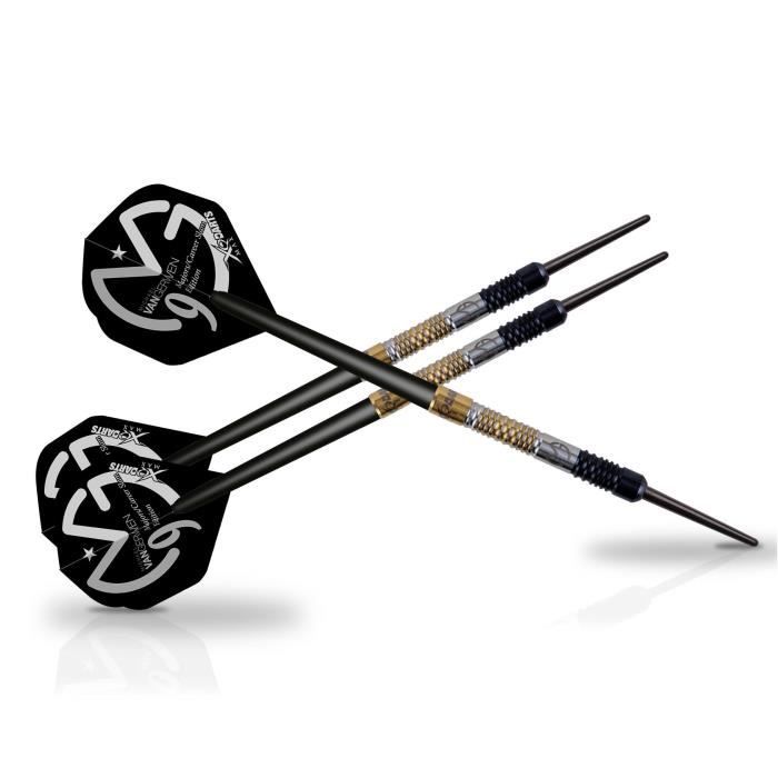 XQ Max Fléchettes de 18 grammes Michael van Gerwen Edition Career Slam - 90% tungstène - Pointe \