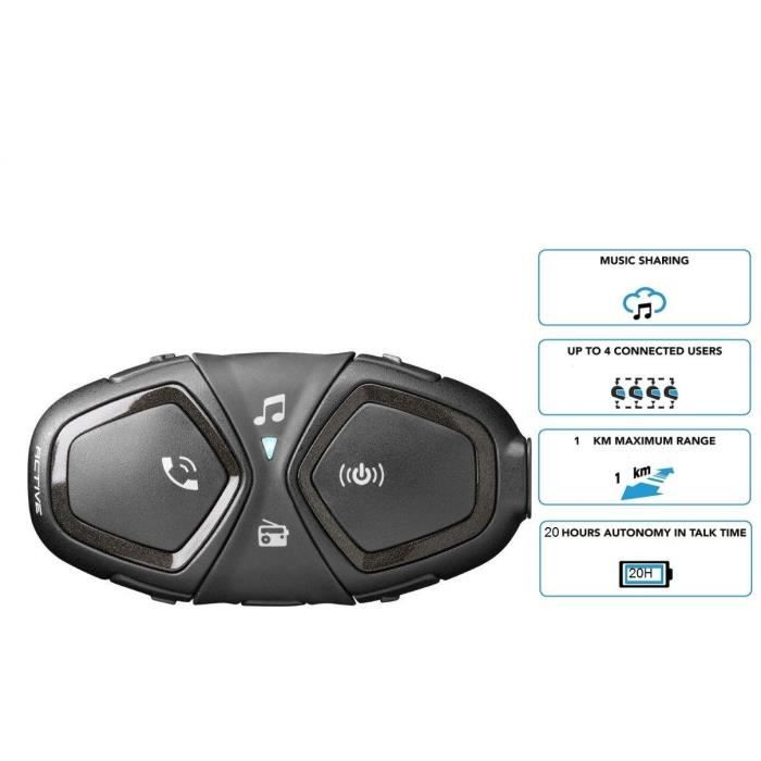 CELLULAR LINE Intercom moto - Active - Single pack
