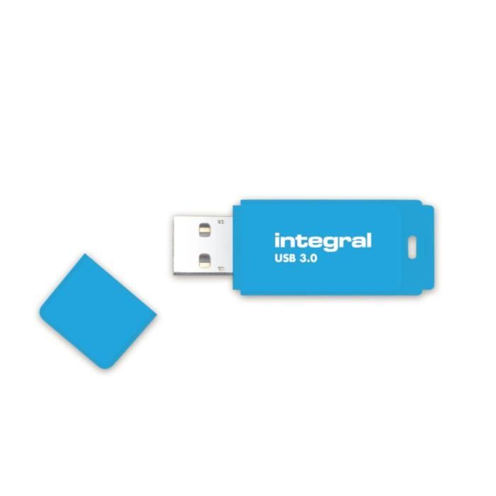 INTEGRAL Clé USB Neon Bleue usb 3.0 32 Go