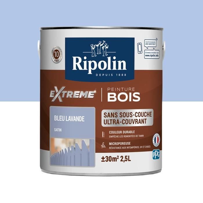 Ripolin Peinture Pour Bois Intérieur Et Extérieur Bleu Lavande