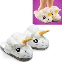 MULE Peluche Licorne Chaussons pour les adultes MULE Peluche Licorne Chaussons pour les adultes