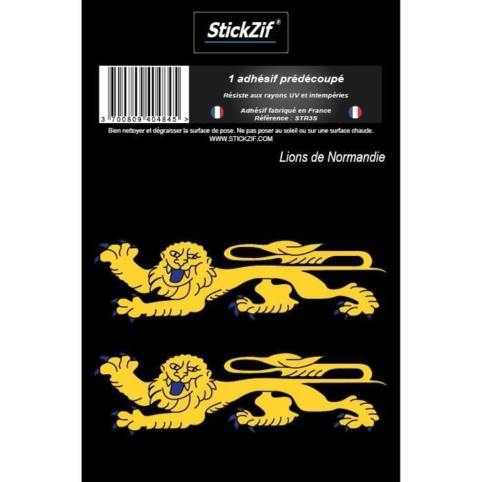 STICKZIF 1 Adhésif Lion de Normandie STR3S