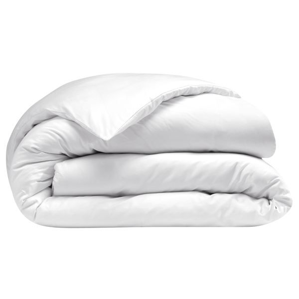 Housse de couette Satin Blanc 140 x 200 cm   Achat / Vente HOUSSE DE