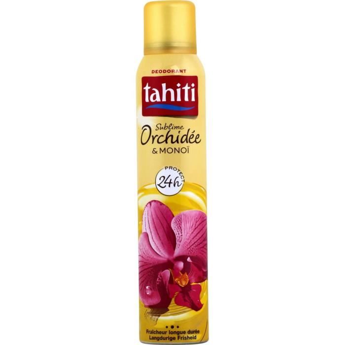 TAHITI Déodorant Orchidée & Monoi 200ml Achat / Vente déodorant