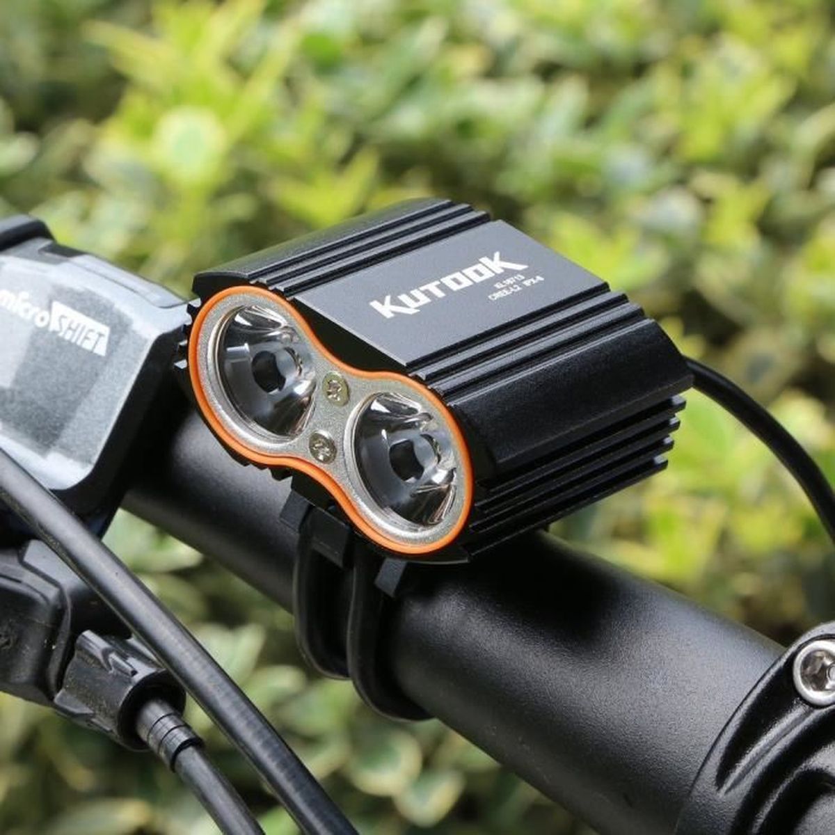 Kutook Vtt Led Ultra Eclairage Imperméable Vélo Avant Frontal Lampe DW9EH2I