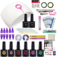COFFRET DE MANUCURE 24W Lampe Sèhe Ongle 6pcs Vernis Semi-permanent Pa COFFRET DE MANUCURE 24W Lampe Sèhe Ongle 6pcs Vernis Semi-permanent Pa