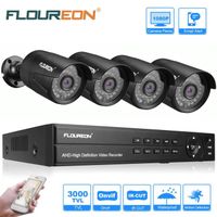 CAMÉRA DE SURVEILLANCE FLOUREON Kit de Caméra de Surveillance 1x 8CH 1080 CAMÉRA DE SURVEILLANCE FLOUREON Kit de Caméra de Surveillance 1x 8CH 1080