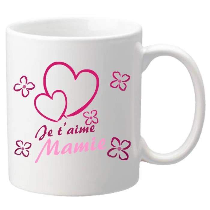  Mug  Je t aime Mamie Cadeau pour  la f te des Grands 