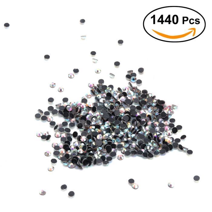 100 pièces-Crystal ø 4mm Strass-Hotfix