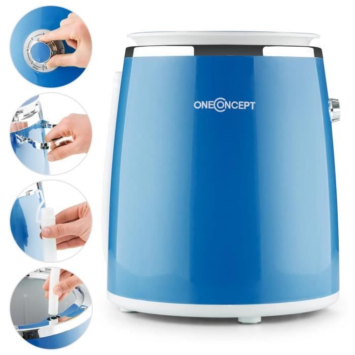 oneConcept Mini machine à laver avec essoreuse1