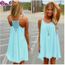 Les Femmes Plage Robe Fluorescence Robe Dété M Rose
