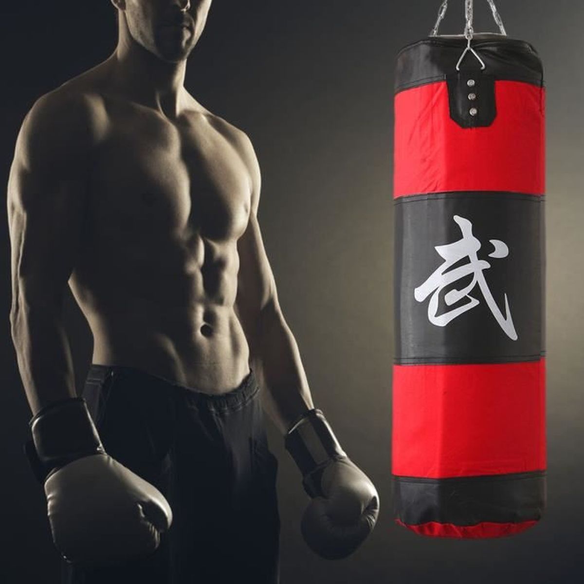Sac de frappe boxing sport fitness combat punching boxe ...