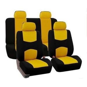 Pcs Tête Siège Voiture De Full 9 Avec Housses Appuie Set 4L35jAqR