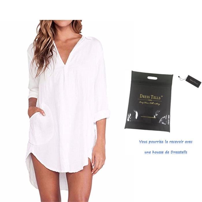 chemise longue blanche femme achat vente pas cher chemise longue blanche femme achat vente pas cher