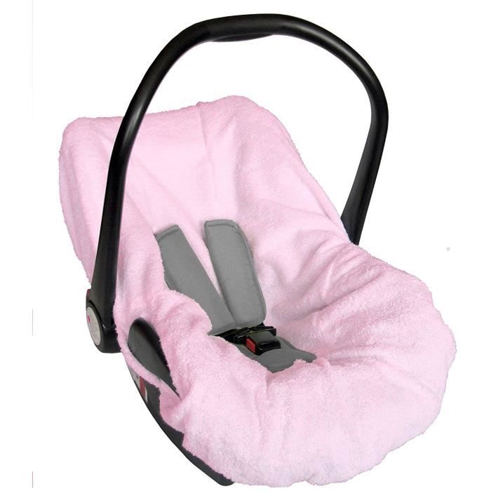 BAMBISOL Housse Eponge pour Siège Auto Groupe 0/0+ Rose