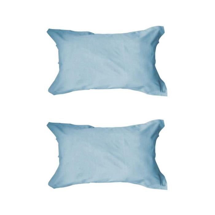 TODAY Lot de 2 taies d'oreiller 50x70cm Portofino Blue
