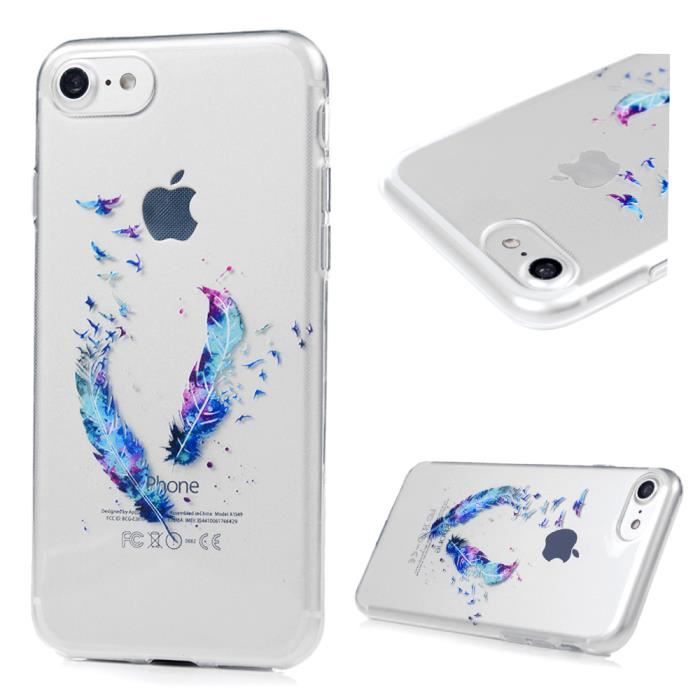 coque iphone 7 silicone plume coque iphone 7 silicone plume