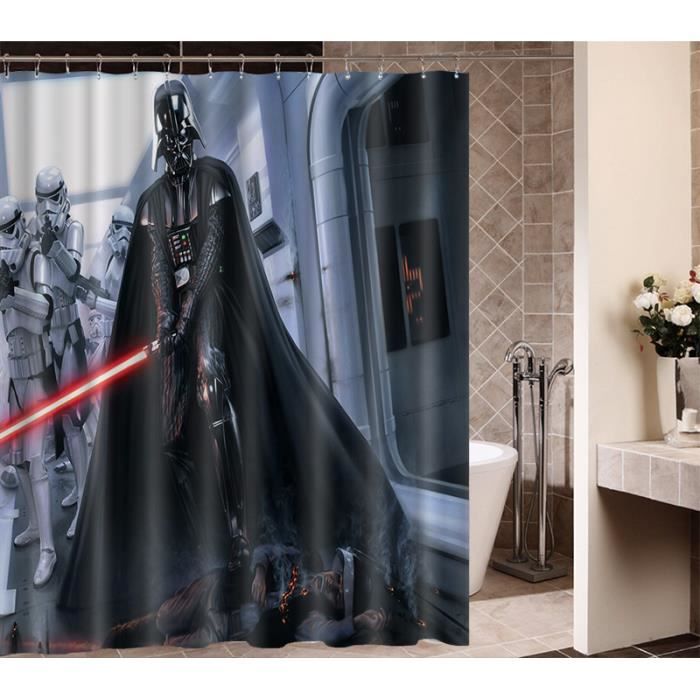 Star Wars Salle De Bain Resistant Rideaux De Douche Tissu De ... Star Wars Salle De Bain Resistant Rideaux De Douche Tissu De ...