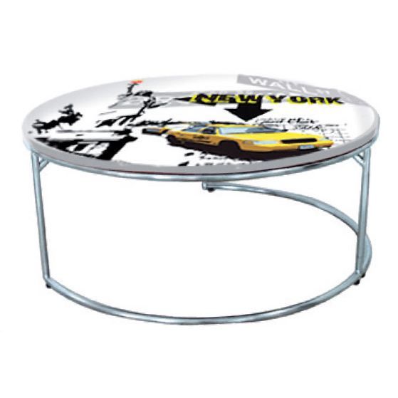 TABLE BASSE METAL BOIS NEW YORK 79 x 32.5 cm   Achat / Vente TABLE