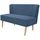 Canapé 117 x 55,5 x 77 cm Tissu Bleu Canapé Confor
