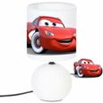 Pied De Lampe Cars Blanc Chevet Ceramique Pn0Okw