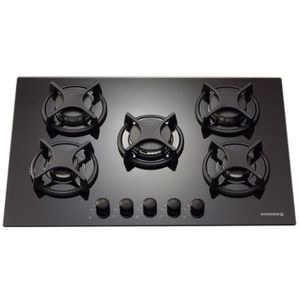 PLAQUE GAZ Plaque Gaz Rosières Noire - Dessus Verre - RTV750F