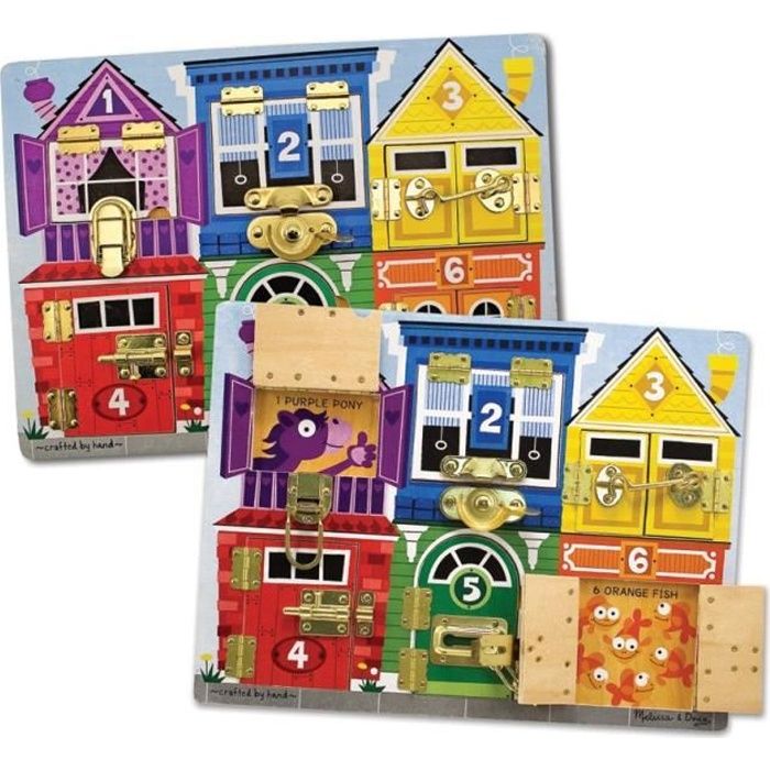 MELISSA & DOUG Planche à Verrous