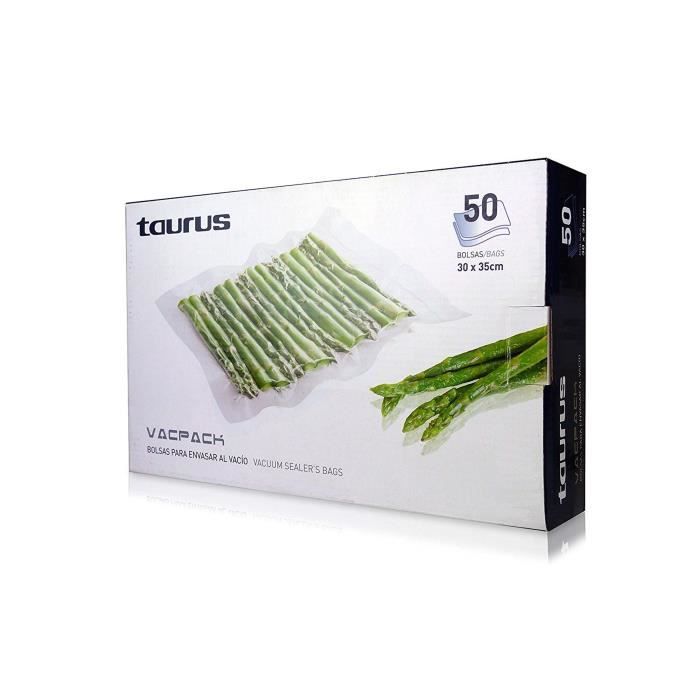 TAURUS 999185000 50 sac Vacpack 30 x 35 cm