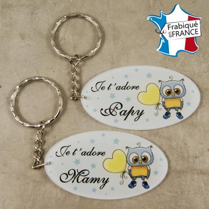 lot 2 portes clefs 1 papy 1 mamy cadeau anniversaire nol pour papi et mamie fte des grands pres grands mres - Anniversaire Mamie 2 lot 2 portes clefs 1 papy 1 mamy cadeau anniversaire nol pour papi et mamie fte des grands pres grands mres - Anniversaire Mamie 2