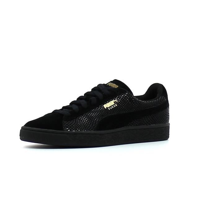 puma basket noir femme