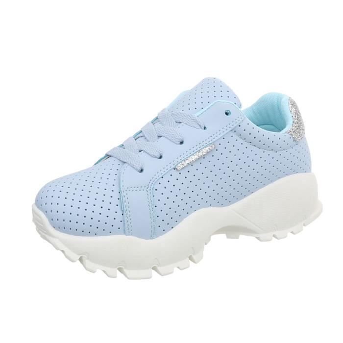 36 noir gris bleu blanc Sneakers Femme Clair Loisirs Tennis Sport Chaussures Bleu De Rose Up8Swwxq