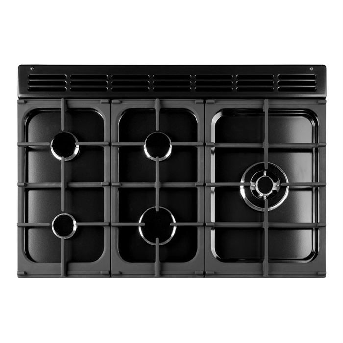 KITCHNER 90 CM INOX CHROME 2 FOURS+ 5 FEUX GA1