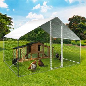 Enclos Poulailler 18 M² Parc Grillagé En Acier Galvanisé Achat