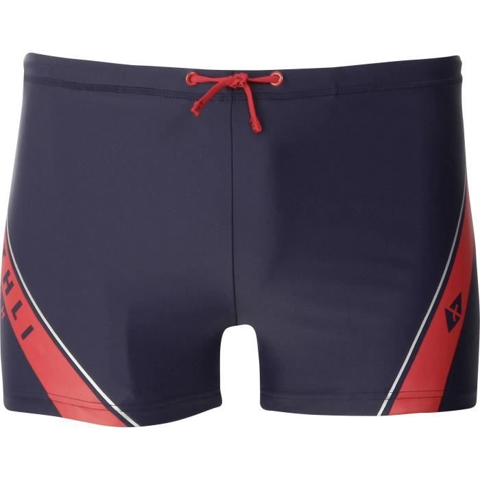 ATHLI-TECH Slip de Bain Piscine Homme Biggoron - Marine Rouge