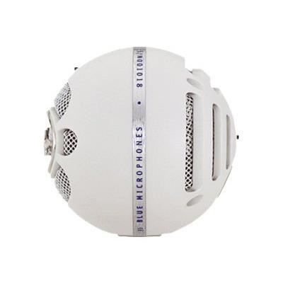 BLUE MICROPHONES Microphone USB à condensateur SNOWBALL - 44.1 kHz/16 bit - Blanc - PC / MAC