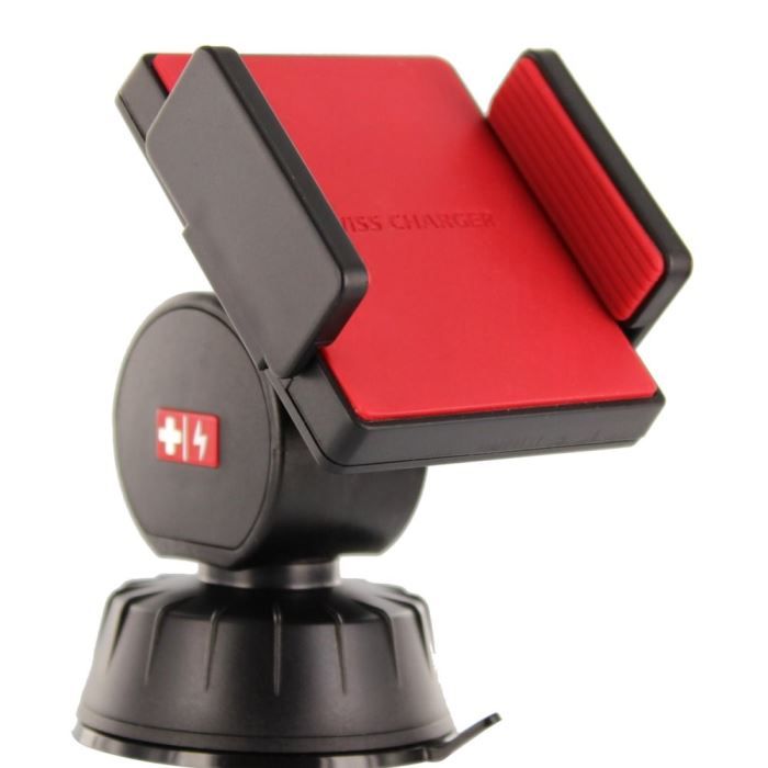 SWISS CHARGER Support ventouse universel 360°
