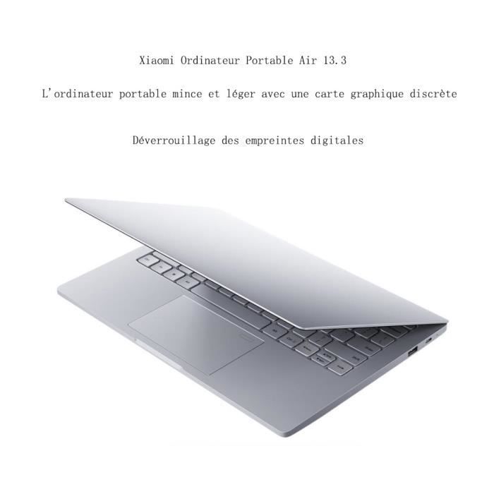 Xiaomi ordinateur air 13.3 pouces processeur intel3